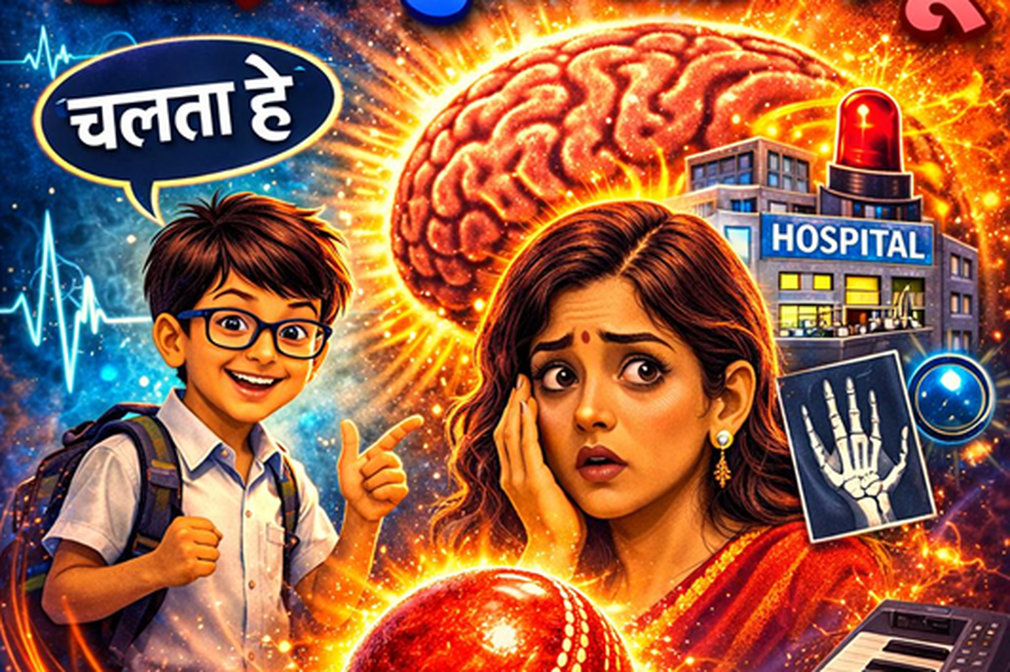 “चलता है” मुलगा, क्रिकेटचा बॉल आणि आईचा फुल-HD मेंदू